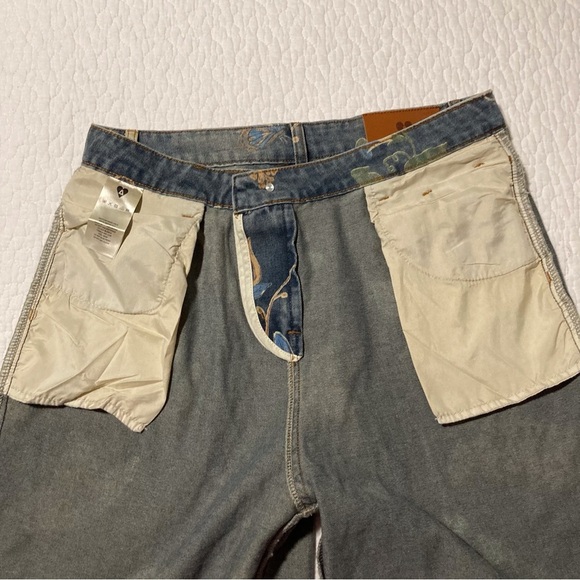 Aelfric Eden Flower Super Baggy Wide Leg Jeans | Size 34 (US 14) - Picture 15 of 16